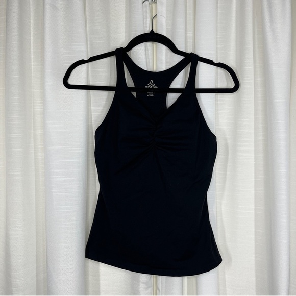 Prana black work out tank top - Picture 1 of 5